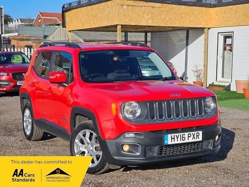 Red Used 2016 Jeep Renegade Longitude SUV | £8,250 (Fair price) - Image 1/4