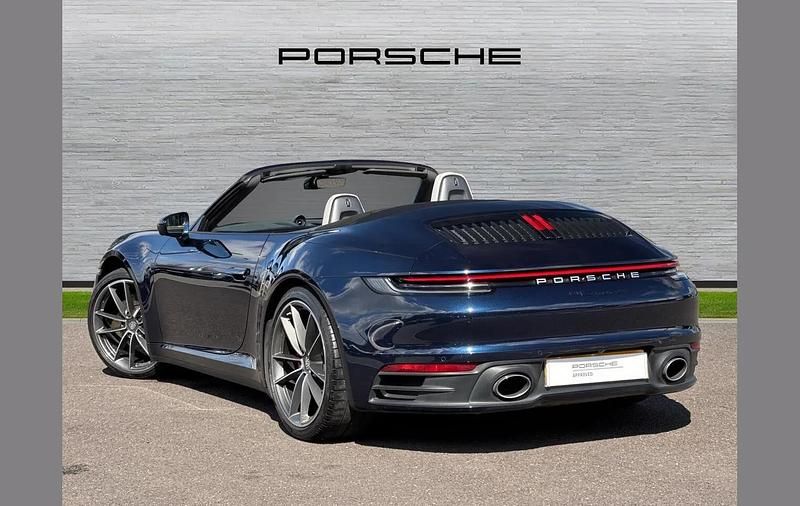 Used Porsche 911 450 HP (330 kW) 2020 Blue Cabriolet