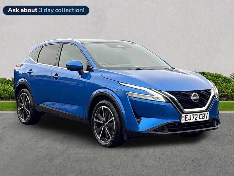 Blue Used 2022 Nissan Qashqai Tekna SUV | £15,751 (A bit pricey) - Image 1/2
