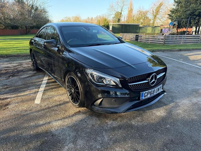 Used Mercedes CLA200 AMG line 156 HP (114 kW) 2019 Black Sedan