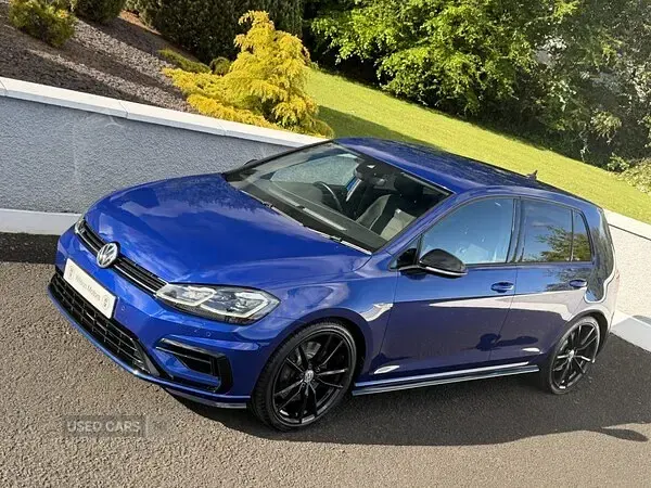 Used VW Golf VII R 300 HP (220 kW) 2019 Blue Hatchback