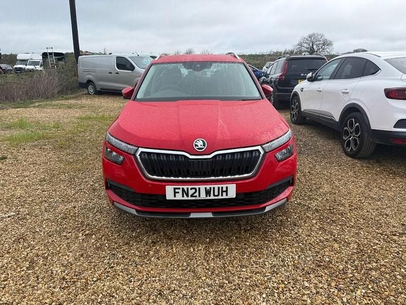 Used Skoda Kamiq SE L 115 HP (84 kW) 2021 Red SUV