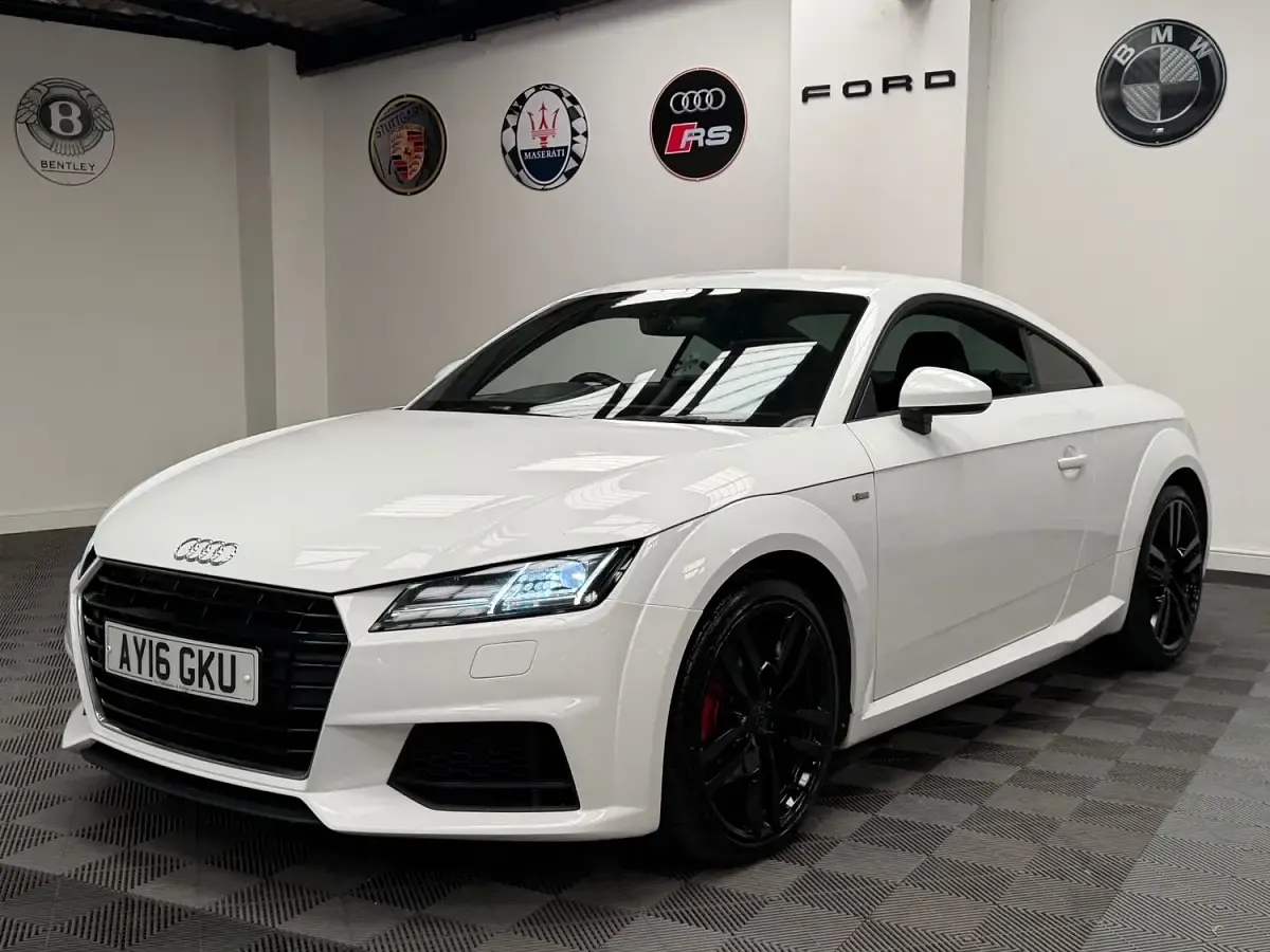 Used Audi TT S-Line 184 HP (135 kW) 2016 White Coupe