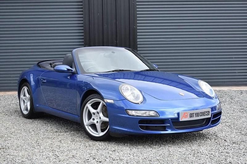 Used Porsche 911 Carrera Cabriolet 325 HP (239 kW) 2008 Blue Cabriolet