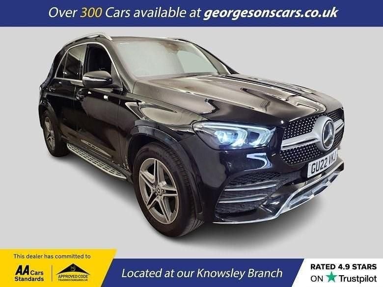 Black Used 2022 Mercedes GLE350 AMG line SUV | £39,950 (Good price) - Image 1/4