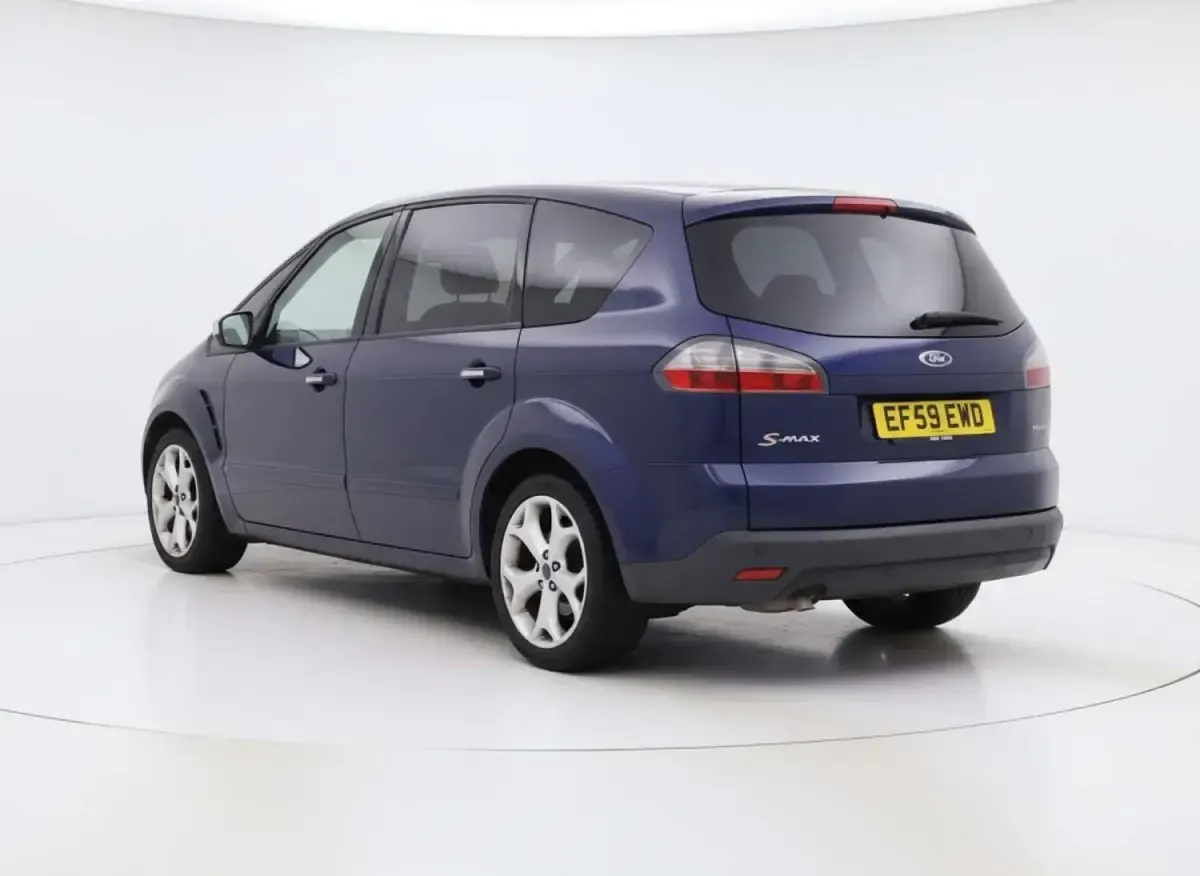 Begagnad Ford S-MAX Titanium 2009 Blå Minibuss