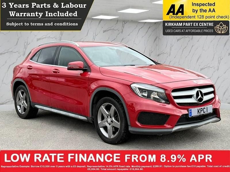 Red Used 2014 Mercedes GLA220 AMG line SUV | £11,995 (Good price) - Image 1/4