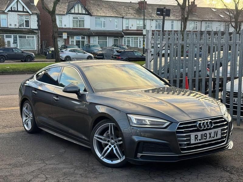 Grey Used 2019 Audi A5 S-Line Hatchback | £13,495 (Fair price) - Image 1/4