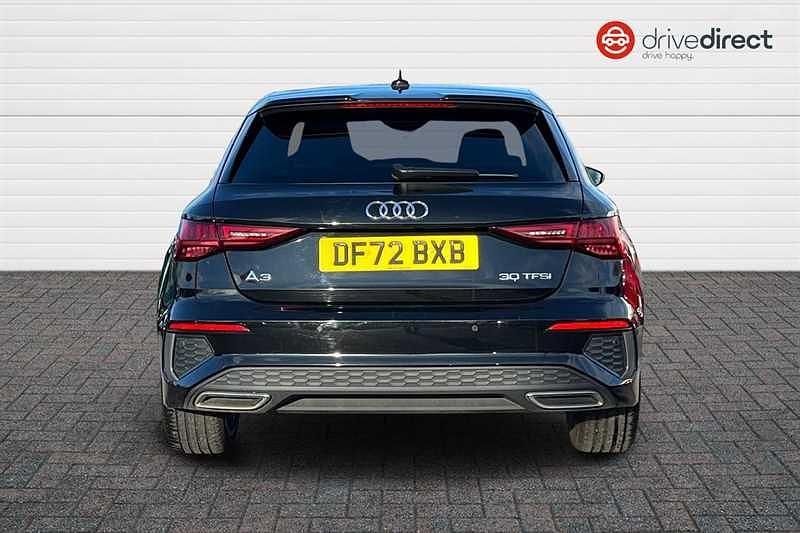 Used Audi A3 Sportback S-Line 110 HP (80 kW) 2022 Black Hatchback