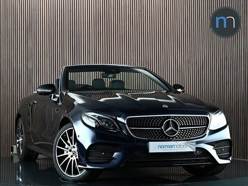 Used Mercedes E400 AMG Line Premium Plus 2020 Blue Cabriolet