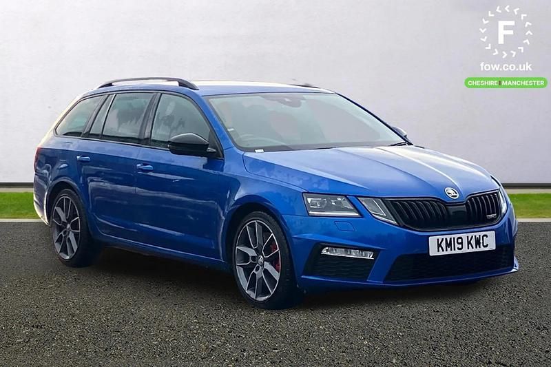 Blue Used 2019 Skoda Octavia vRS Estate | £16,499 (Fair price) - Image 1/3