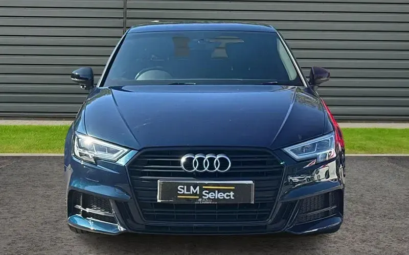 Used Audi A3 Sportback Black Edition 116 HP (85 kW) 2019 Blue Hatchback