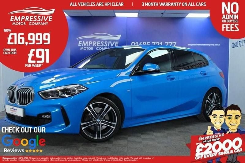 Blue Used 2019 BMW 118 M Sport Hatchback | £16,999 (Expensive) - Image 1/4