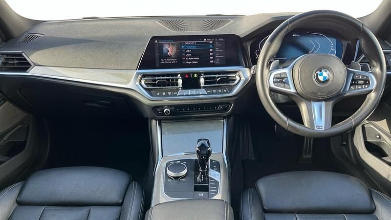 Used BMW 330e M Sport 292 HP (214 kW) 2021 Blue Sedan
