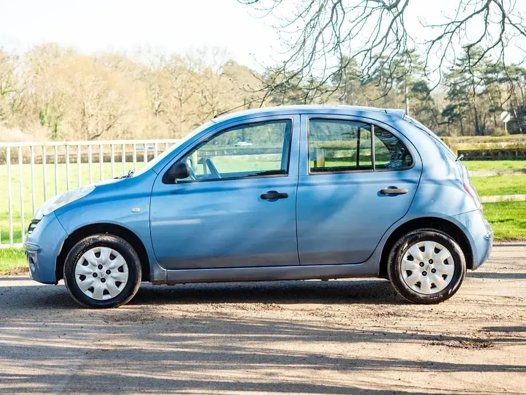 Begagnad Nissan Micra S 79 HK (58 kW) 2006 Blå Halvkombi