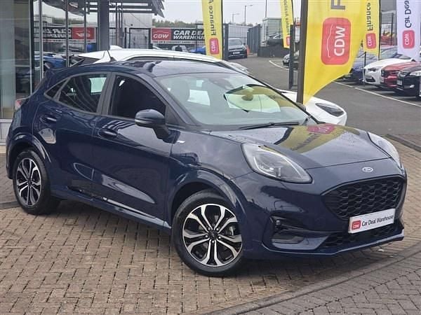 Blue Used 2023 Ford Puma Gen-E ST-Line SUV | £15,499 (Fair price) - Image 1/3