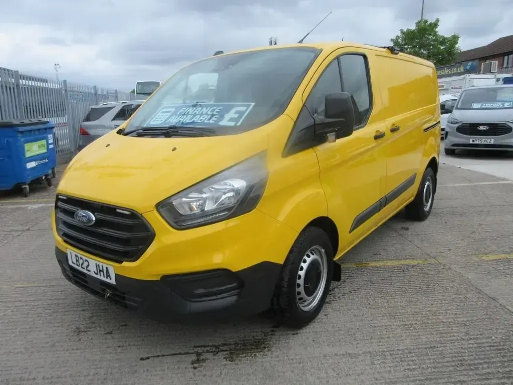 Używany Ford Transit Custom 130 KM (95 kW) 2022 Żółty Van