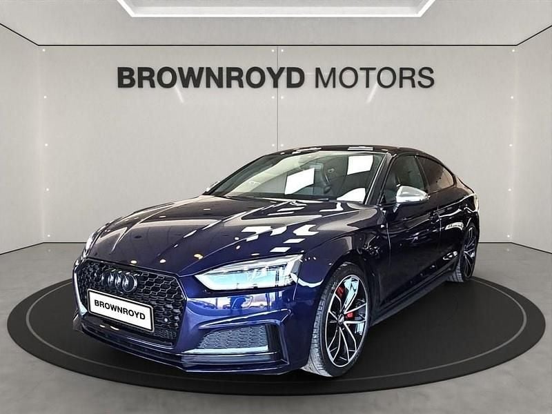 Used Audi S5 Sportback Design 354 HP (260 kW) 2018 Blue Hatchback
