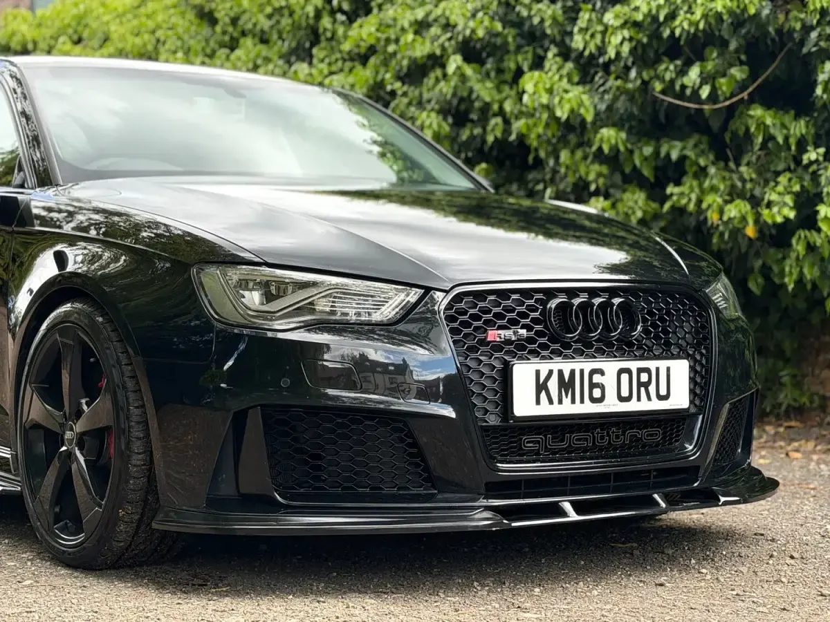 Used Audi RS3 Black Edition 2016 Black Sedan