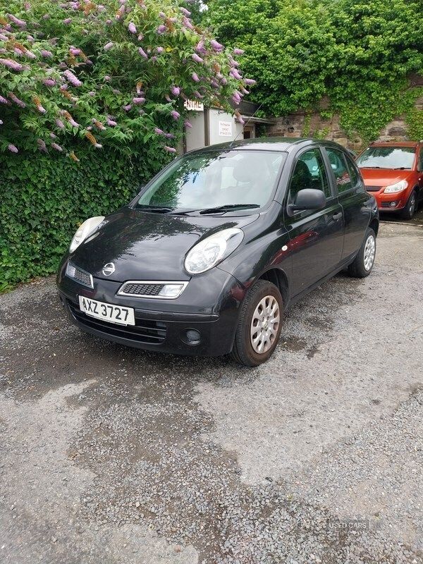 Black Used 2010 Nissan Micra Visia Hatchback | £1,995 (Fair price) - Image 1/4