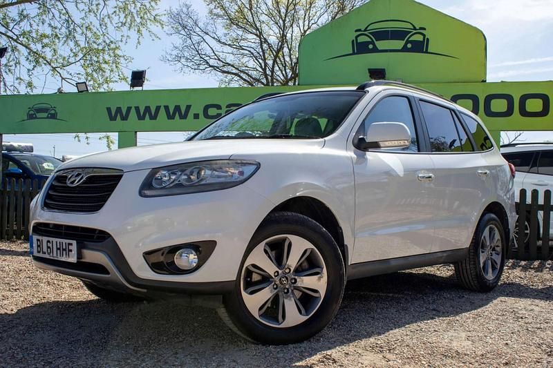 Used Hyundai Santa Fe Premium 194 HP (142 kW) 2012 White SUV