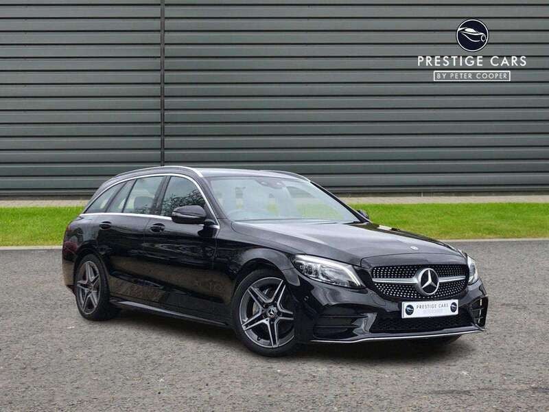 Black Used 2019 Mercedes C220 AMG Line Premium Estate | £17,699 (Good price) - Image 1/4