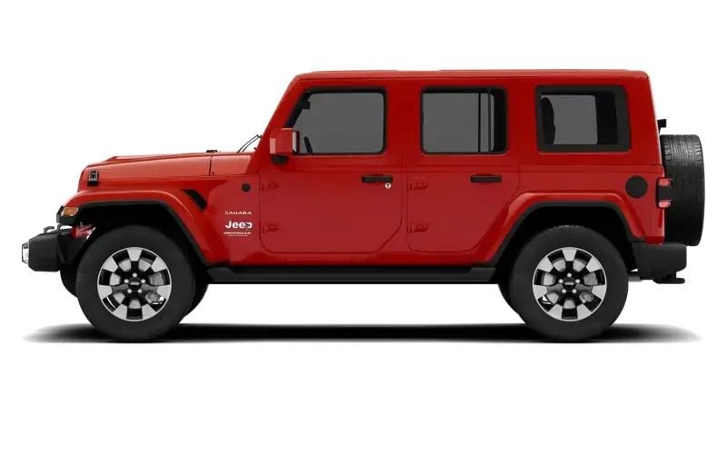 Red Used 2022 Jeep Wrangler Overland SUV | £43,995 (Fair price) - Image 1/1