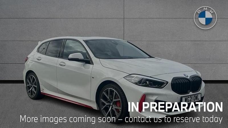 White Used 2021 BMW 128 M Sport Hatchback | £26,169 (Fair price) - Image 1/4