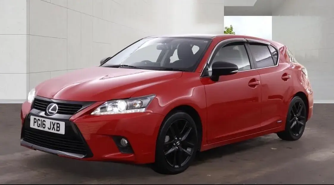 Used Lexus CT200h Sport Line 2016 Red/black Hatchback