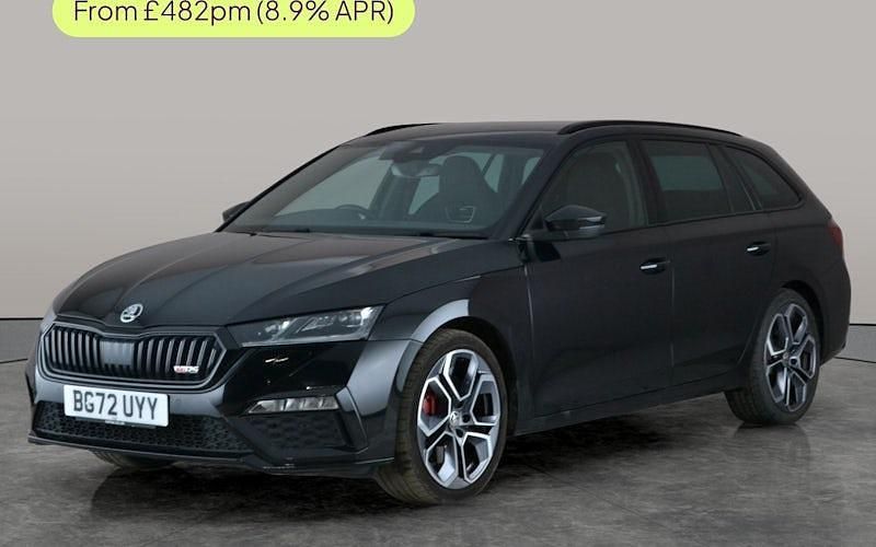 Used Skoda Octavia vRS 245 HP (180 kW) 2022 Black Estate