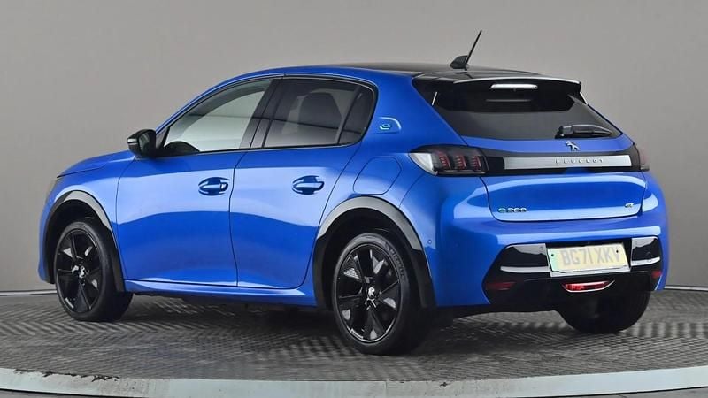 Used Peugeot e-208 GTi 100 kW (136 HP) 2021 Blue Hatchback