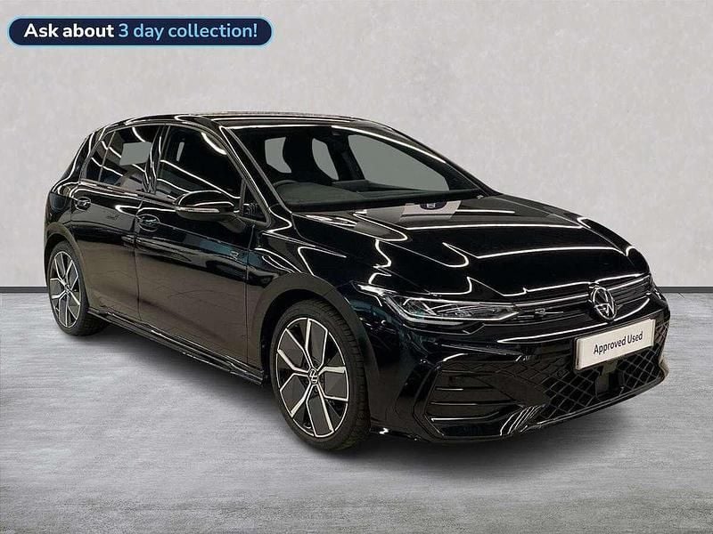 Black Used 2024 VW Golf VIII R-line Hatchback | £28,799 (Expensive) - Image 1/4