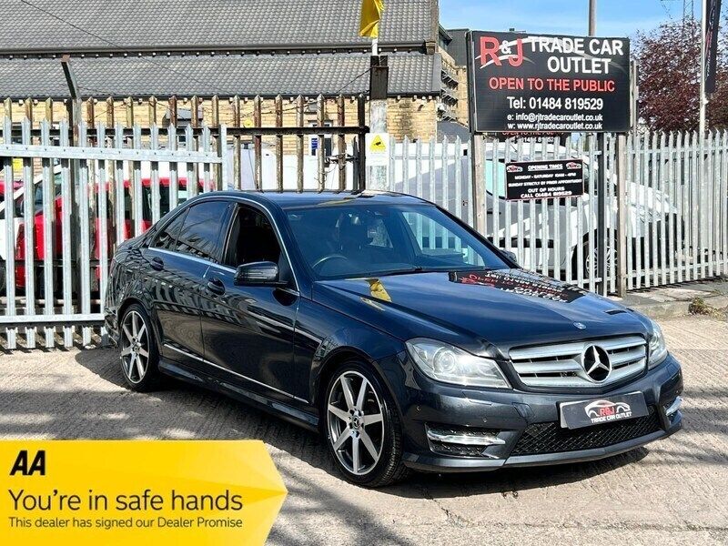 Black Used 2013 Mercedes C180 AMG Sedan | £6,945 (Fair price) - Image 1/3