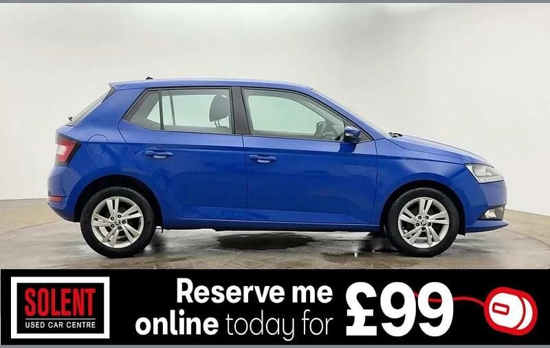 Used Skoda Fabia SE 58 HP (42 kW) 2021 Blue Hatchback