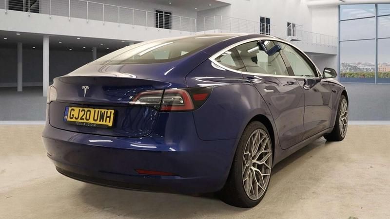 Used Tesla Model 3 Standard Range 366 kW (498 HP) 2020 Blue Sedan