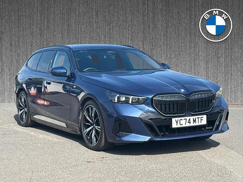 Blue Used 2024 BMW 530e M Sport Estate | £46,999 - Image 1/4