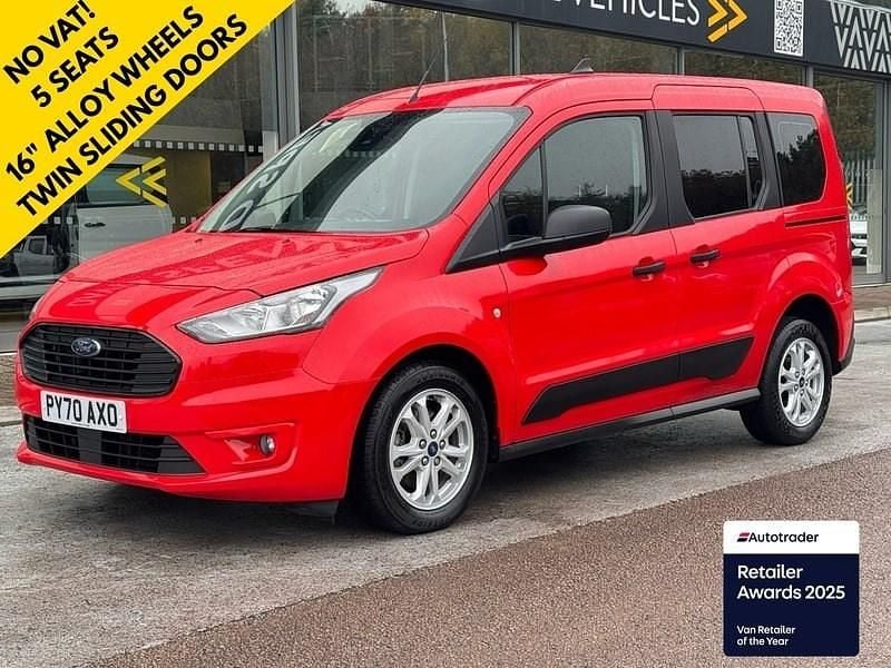 Red Used 2021 Ford Tourneo Zetec MPV | £12,990 - Image 1/3