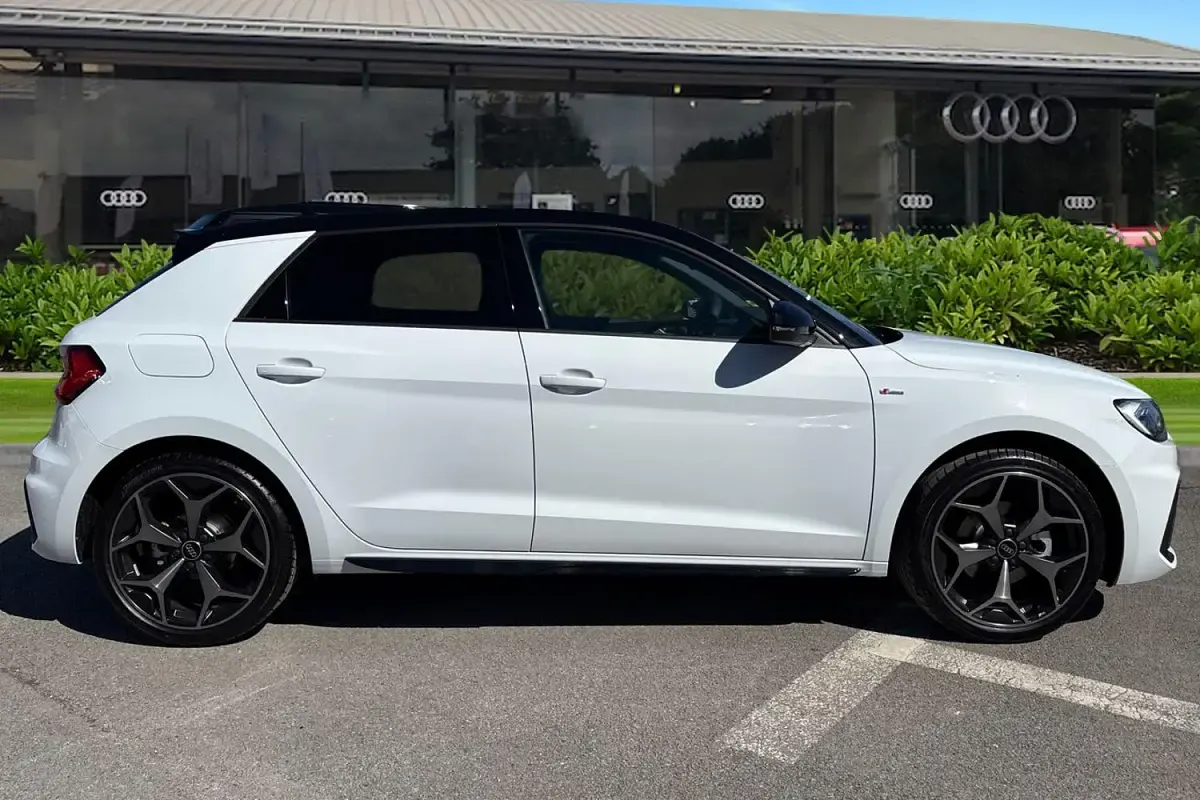 New Audi A1 Sportback Black Edition 2026 White Hatchback