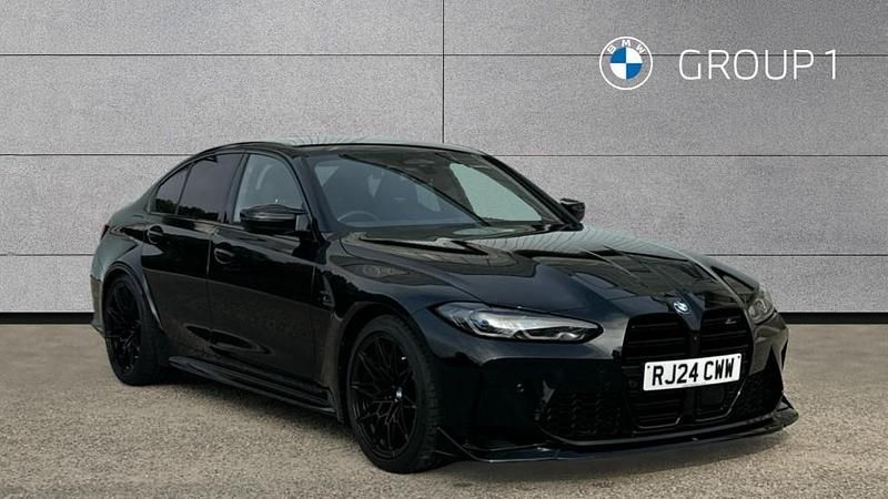Black Used 2024 BMW M3 Competition Edition Sedan | £66,995 (Fair price) - Image 1/4