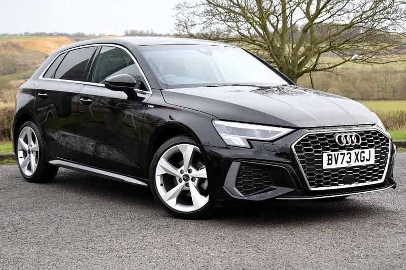 Used Audi A3 Sportback S-Line 110 HP (80 kW) 2023 Black Hatchback