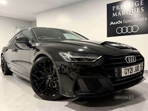 Black Used 2021 Audi A7 S-Line Hatchback | £26,550 (Fair price) - Image 1/4