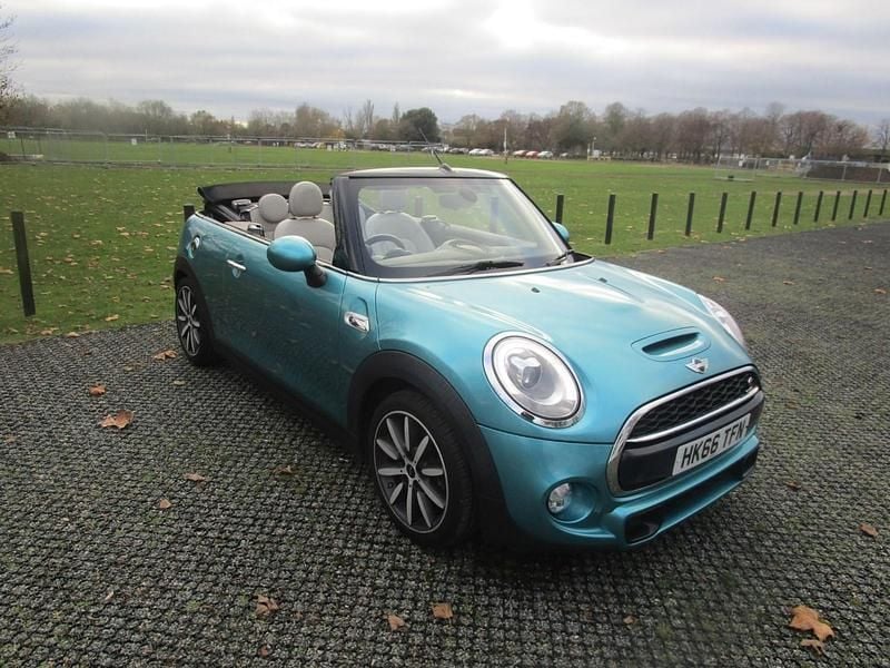 Turquoise Used 2016 Mini Cooper S Cabriolet Cabriolet | £9,995 (Fair price) - Image 1/4