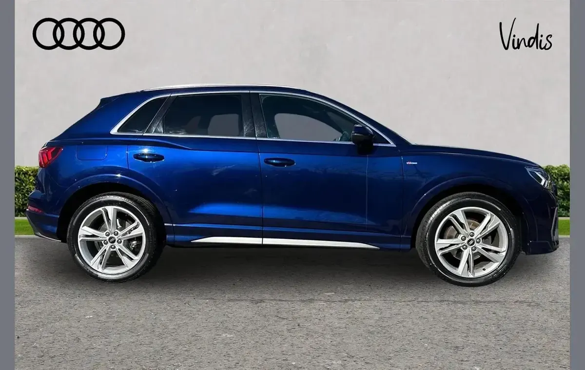 Used Audi Q3 S-Line 150 HP (110 kW) 2021 Blue SUV
