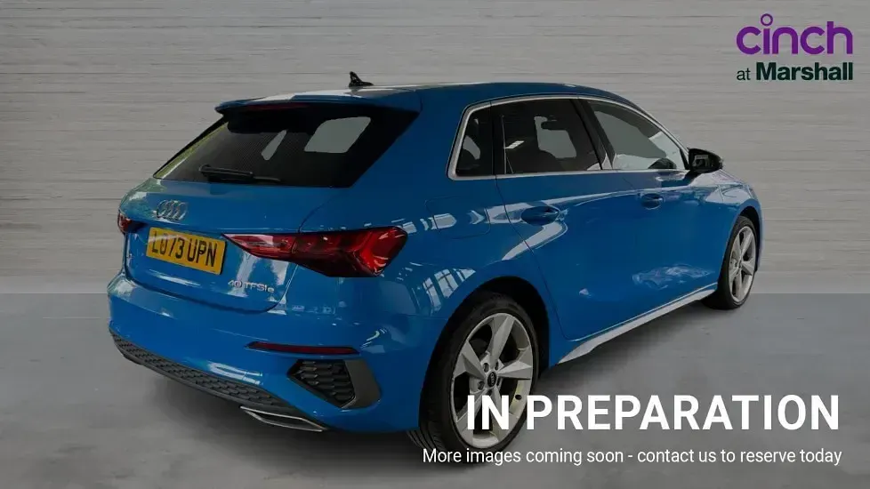 Used Audi A3 e-tron S-Line 204 HP (150 kW) 2023 Blue Hatchback