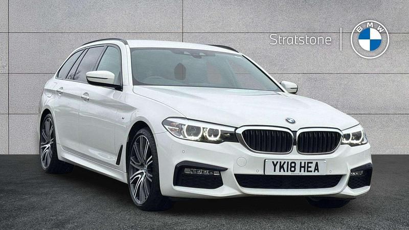 Used BMW 520 M Sport 190 HP (139 kW) 2018 White Estate