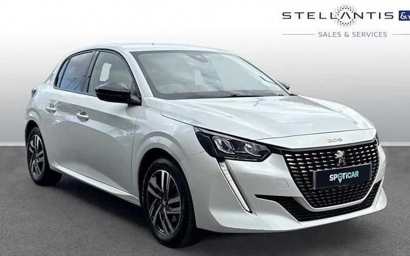 White Used 2022 Peugeot 208 Allure Premium Hatchback | £12,958 (Fair price) - Image 1/4