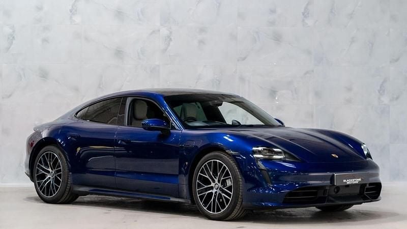 Used Porsche Taycan 500 kW (680 HP) 2021 Blue Sedan