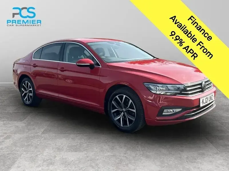 Begagnad VW Passat SEL 2021 Röd Sedan