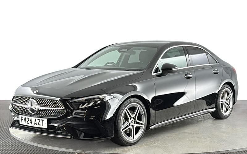 Used Mercedes A200 AMG Line Premium 177 HP (130 kW) 2024 Black Sedan
