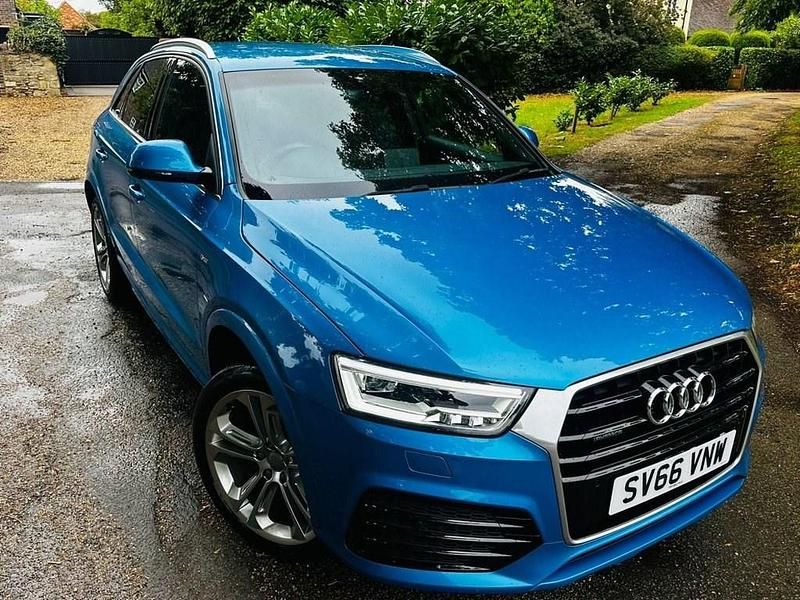 Used Audi Q3 S-line plus 184 HP (135 kW) 2016 Blue SUV